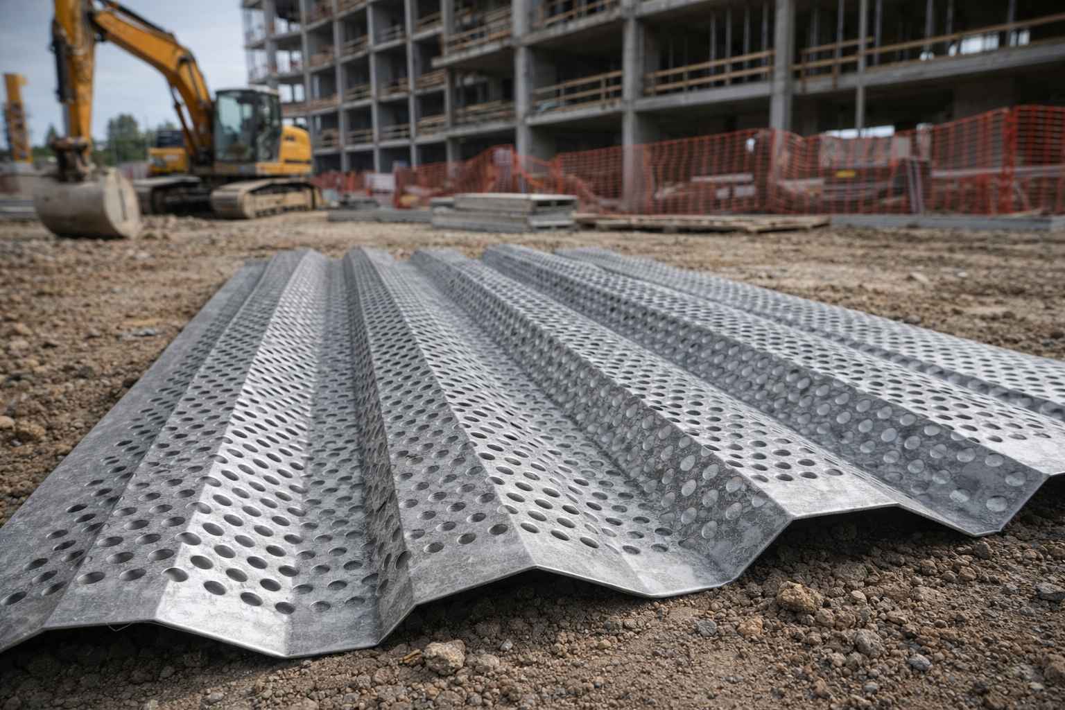 Перфорированный профнастил Т-35 узел крепления